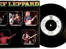 EX/EX DEF LEPPARD WASTED b/w HELLO AMERICA 1980 7