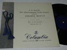 Johanna Martzy Bach The unaccompanied Violin Sonatas V.3 Columbia 33cx 1288 MINT