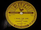 JOHNNY CASH Get Rhythm / I Walk The Line 1956 Original 10