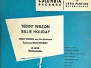 1st Pressing BILLIE HOLIDAY TEDDY WILSON 10