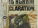 THE ALARM 'Declaration' 1984 Japanese promotional vinyl LP w/OBI & insert