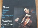 FRENCH PHILIPS A02.397/99 L 3LPS BOX MAURICE GENDRON BACH CELLO SUITES