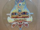 RARE UNCUT PICTURE DISC IRON MAIDEN CLAIRVOYANT PRISONER UK EMI 7