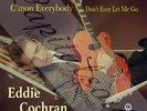 50S ROCK 'N' ROLL LONDON EDDIE COCHRAN C'MON EVERYBODY PICTURE SLEEVE
