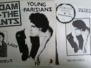 ADAM & THE ANTS YOUNG PARISIANS LADY DAMAGED GOODS FNARR 7 WHITE VINYL INSERT