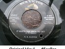 HB BARNUM 'It Hurts Too Much To Cry' VG++ nice ORIGINAL northern soul 45