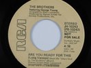 70s Soul 45 BROTHERS Are You Ready For This RCA promo HEAR *