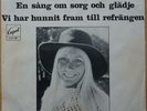 AGNETHA FÄLTSKOG (ABBA) * EN SANG OM SORG OCH GLÄDJE * SWE 7
