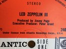 **LED ZEPPELIN III - 1st PRESS 1970 - PLUM - Vinyl LP - PETER GRANT LABEL A5 B5