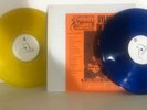 BOB DYLAN 2 LP EPITAPH TO AMERICA YELLOW AND BLUE WAX NOT TMOQ WHITE BEAR