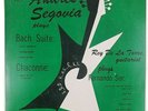 Andres Segovia Plays Bach Suite Chaconne Rey De La Torre Fernando Sor LP 1422