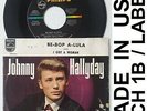 JOHNNY HALLYDAY BE BOP A LULA 45 T VINYLE (VAR 1) AMERICAIN RARE POCHETTE VAR 1B