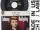 JOHNNY HALLYDAY BE BOP A LULA 45 T VINYLE (VAR 2) AMERICAIN RARE POCHETTE VAR 2