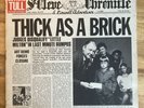 JETHRO TULL - THICK AS A BRICK LP 1972 A3/B2 FOLDOUT NEWSPAPER GATEFOLD SLEEVE