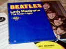 45* Lady Madonna THE BEATLES The Inner Light CAPITOL w PIC SLV + FAN CLUB INSERT