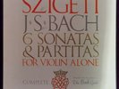 Rare Szigeti Bach 6 Sonatas & Partitas for Solo Violin 3LP Vanguard BG 627/9 ED1
