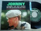 JOHNNY HALLYDAY le rare 437 007 Johnny lui dit adieu  noir + étiquette de côté