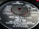 JOHN LENNON - RARE IRISH 1st PRESS 45 - HAPPY XMAS WAR IS OVER - 1971 Ex Beatles