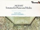 SDD 516 UK - LUPU / GOLDBERG - MOZART - VIOLIN SONATAS K. 378, 296 & 302 - NM