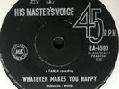 THE MIRACLES WHATEVER MAKES YOU HAPPY / MICKEYS MONKEY
