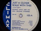 GEORGE LEWIS: Just A Closer Walk with Thee US CLIMAX 103 Blue Note Jazz 78 12