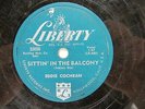78 RPM - Eddie Cochran - LIBERTY 55056 - Sittin' In The Balcony & Dark Lonely