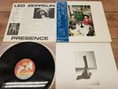 LED ZEPPELIN - PRESENCE - LP 1976 JAPAN PRESS + OBI + LYRICS ETC. P10160N EX/EX