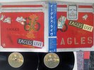 EAGLES LIVE ASYLUM P-5589Y,90Y Japan OBI POSTER VINYL 2LP