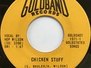 HOP WILSON Chicken Stuff BLUES R&B ROCKER 45 Goldband NM hear