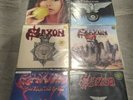 SAXON LP's x 8. Original Early 80's Releases.