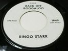 RINGO STARR Back Off Boogaloo 45 rpm APPLE 1849 rare PROMO VG+ BEATLES