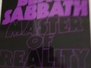RARE BLACK SABBATH MASTER OF REALITY LP WWA UK EARLY RELEASE VG+ WITH POSTER