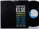 CANNONBALL ADDERLEY Somethin' Else BLUE NOTE LP mono NY **