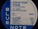 ART HODES: Sugar Foot Stomp / Sweet Georgia Brown BLUE NOTE 34 Jazz 78 12” E+
