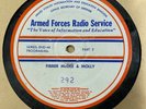 16-inch 33rpm Armed Forces Radio Services 