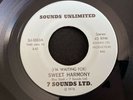 7 SOUNDS LTD - BLESSED RETURN / I'M WAITING FOR SWEET HARMONY * SOUL FUNK 7