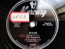Vic Damone 78rpm Single 10-inch Mercury Records #5855 Diane & Tenderly