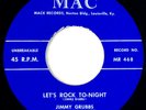 MAC 468 Jimmy Grubbs RARE ORIG Rockabilly 45 Near Mint Let's Rock To-night