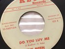 45 rpm Key Record Label The Meen, Do You Love Me / I’m Gunna Miss That Girl
