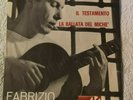 7 45 FABRIZIO DE ANDRE TESTAMENTO BALLATA MICHE KN 184 RARISSIMO SCRITTA ROSSA