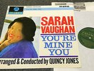SARAH VAUGHAN-YOU'RE MINE YOU-UK COLUMBIA 1962 VINYL LP-QUINCY JONES (EX+/M-)