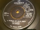 EX RARE NIGERIAN COLUMBIA 45 - THE SEEKERS - A WORLD OF OUR OWN