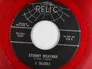 5 SHARKS Doo Wop RED WAX 45rpm If You Love Me b/w Stormy Weather HEAR