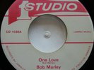 45 / SKA / BOB MARLEY & THE SKATALITES / ONE LOVE / STUDIO 1 / LISTEN
