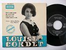 Louise Cordet ?– Faire La Grand Voyage +3 French YéYé Girl 45 Beatles 7' EP 1963
