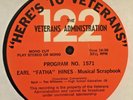 RADIO SHOW: HERES TO VETERANS #1070-1071 AL JARREAU, EARL 'FATHA' HINES