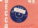 THE SAXONS - SAXON WARCRY original 1965 UK Decca sample sticker EX+ Joe Meek