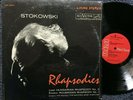 LEOPOLD STOKOWSKI TAS LP RHAPSODIES LISZT ENESCO /LATER RCA RED SEAL 12S/9S VG++