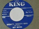 Roy Brown-Mighty Mighty Man b/w Good Man Blues-King#5521-blues-7