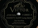 IRISH - THE HANAFINS (VICTOR V-29032) RODNEY'S GLORY / BANTRY BAY HORNPIPE